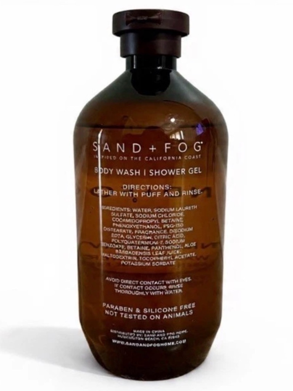 Set of 2! Sand + Fog Vanilla Reserve Body Wash Shower Gel 32 oz Each - NEW - Picture 2 of 2